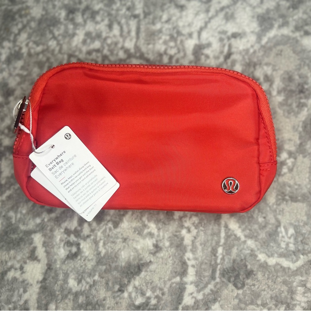 Lululemon Athletica Vibrant Red Belt Bag
